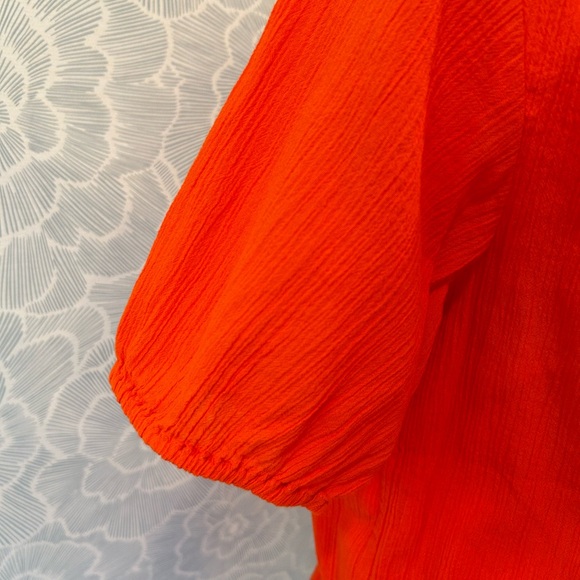 JCrew Factory Orange Drop Waist Dress - Picture 5 of 8
